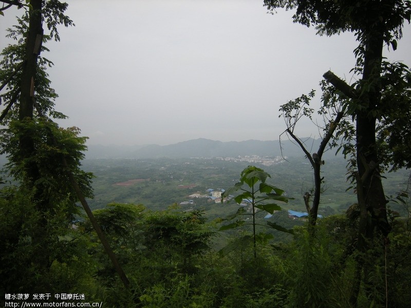 清凉的樵坪山摩游 - 重庆摩友交流区 - 摩托车论坛