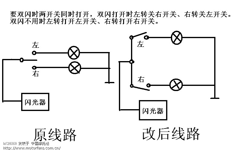 最简单的转向优先双闪(人人都会改)