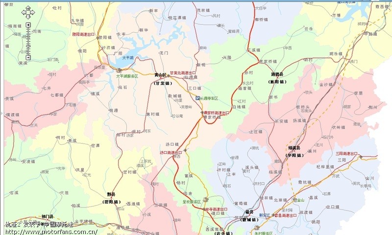 皖南地区详细地图供摩友分享.下载图片