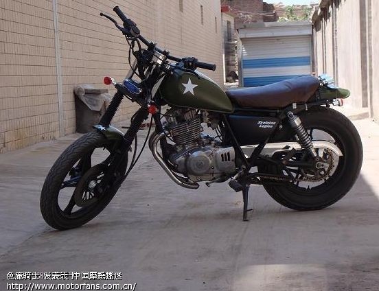 发挥你的想象 把gn250改装的天马行空