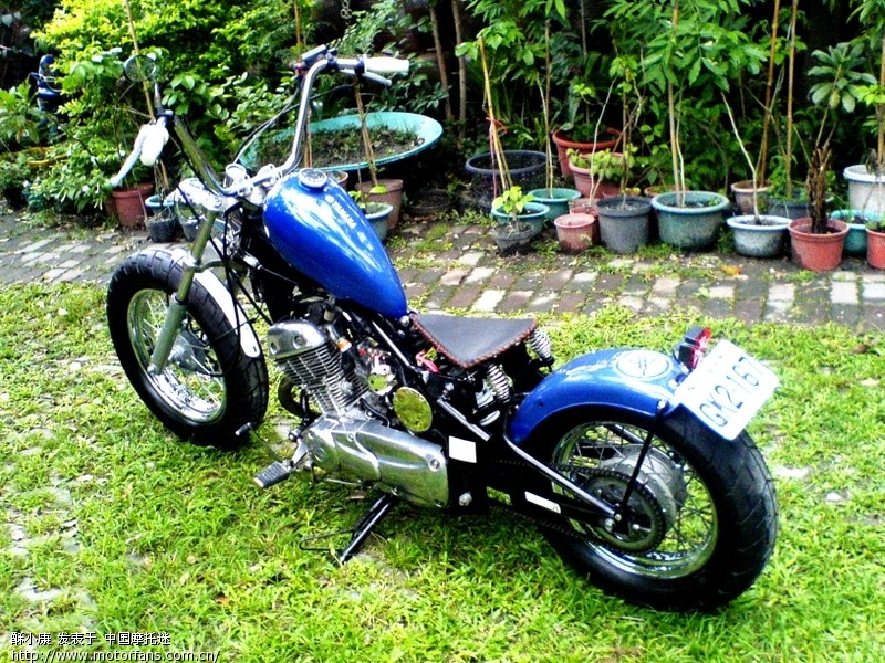 YAMAHA劲龙250的改装,貌似这个车改的人不