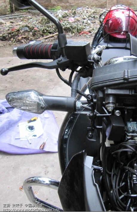 幻影 RR150 改装马蹄声LED转向灯闪光器效果