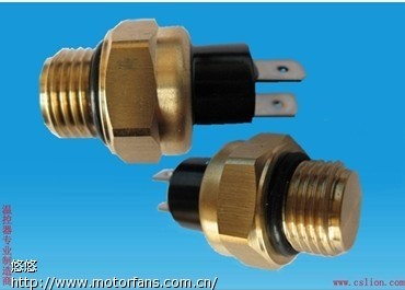 摩托手控水冷风扇改自控图文介绍 - 三轮挎子