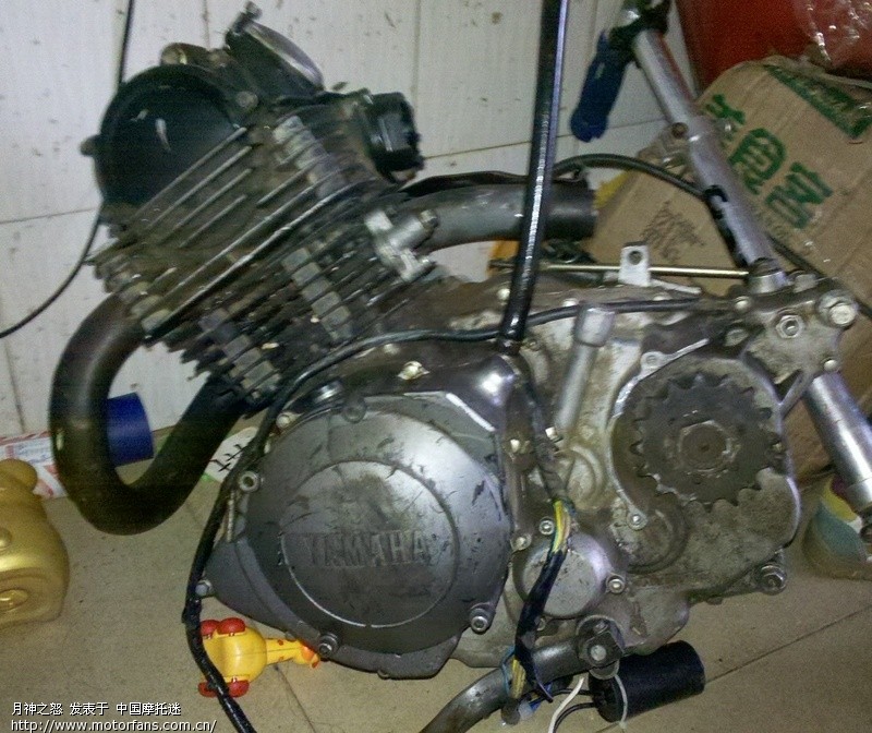 雅马哈350cc大单缸发动机.本田gb500\/cb125,三