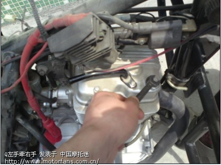钱江龙150-19a 9300公里 自已动手调混合比 调气门-有