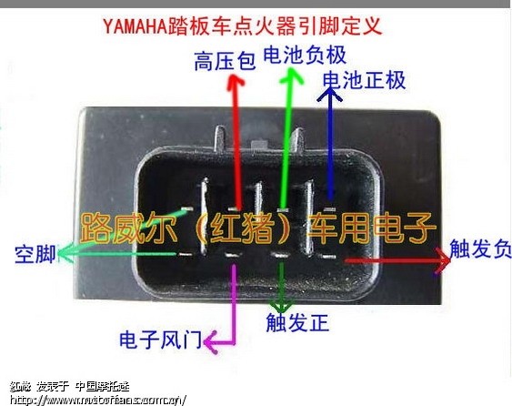 福喜国2电子点火器6根线分别是什么意思 - 雅马哈-车