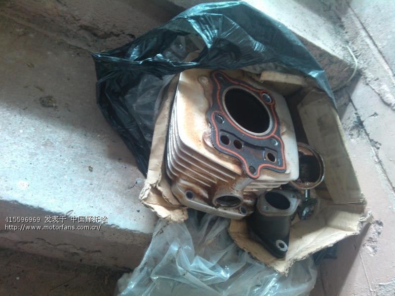 换下来的嘉陵本田CG125中缸没磨损,不知还有