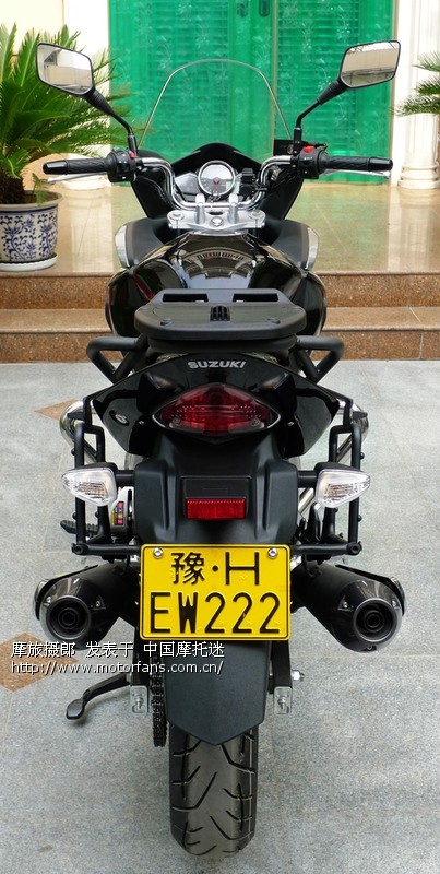 提车—改装--挂牌—贴花gw250s黒色旅行版(高清图片)