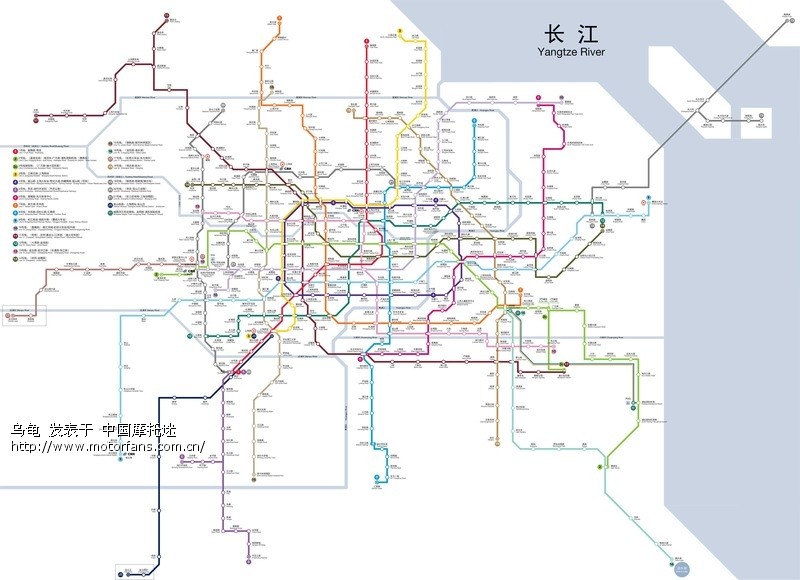 上海轨道交通规划线路图2020年版本