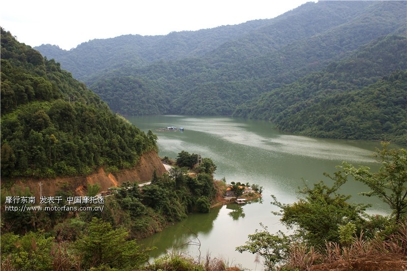 龙岩白沙水库风光