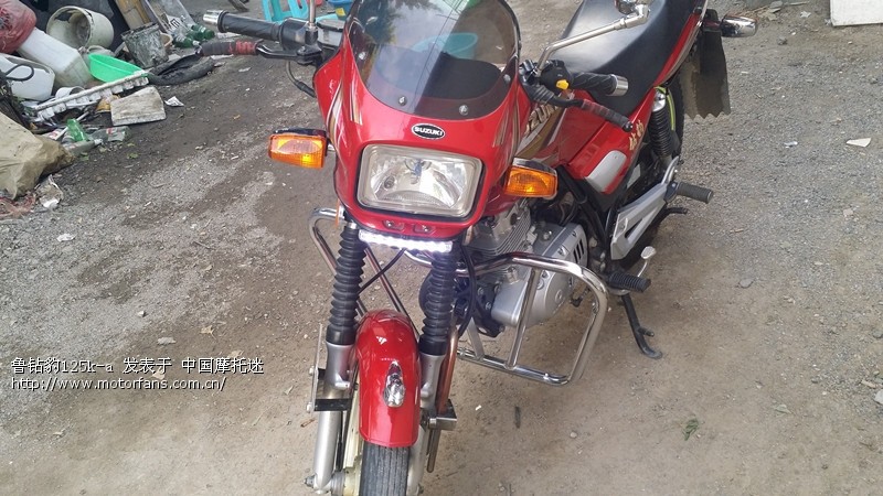 钻豹三年3万公里纪念,加装日行灯!