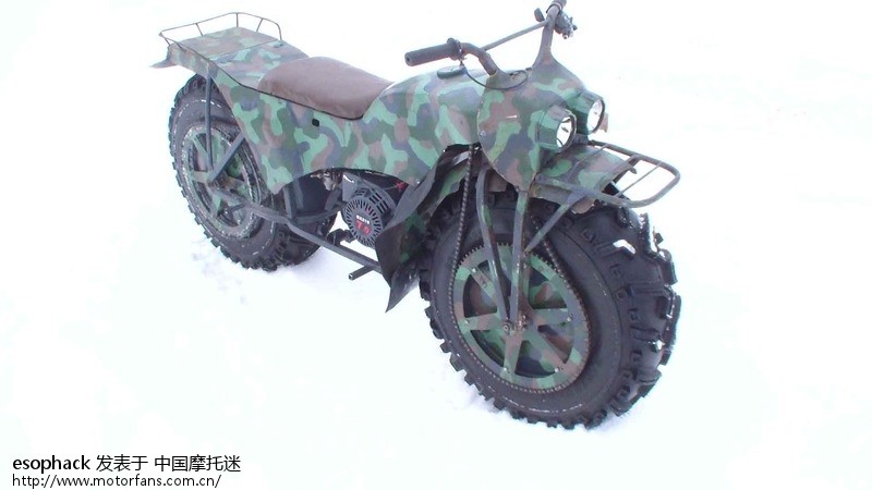 这才叫车!俄罗斯军用全地形摩托车性能展示