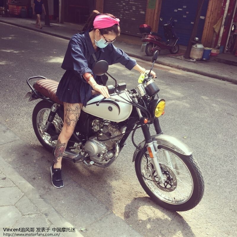 建设·雅马哈YAMAHA YB125SP天俊改装碟刹网轮