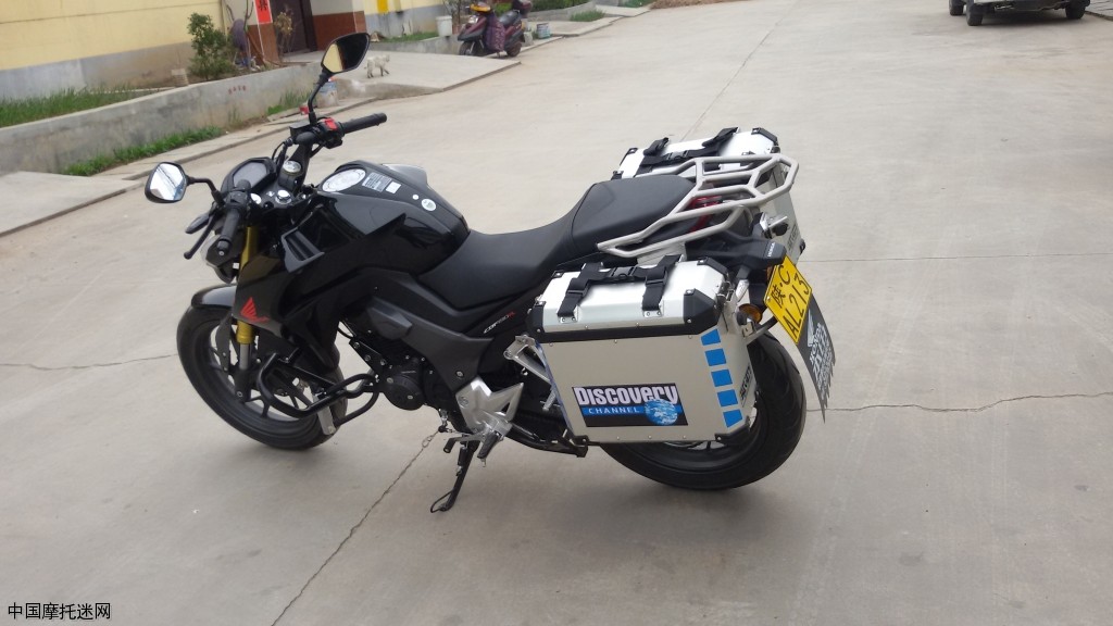 我的cbf 190和七七边箱 - 新大洲本田-骑式车讨