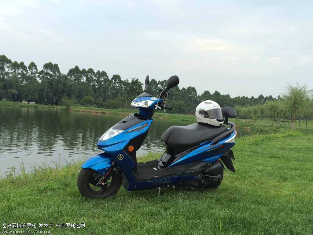 对门买了台蓝色的迅鹰 - 雅马哈-踏板车讨论专