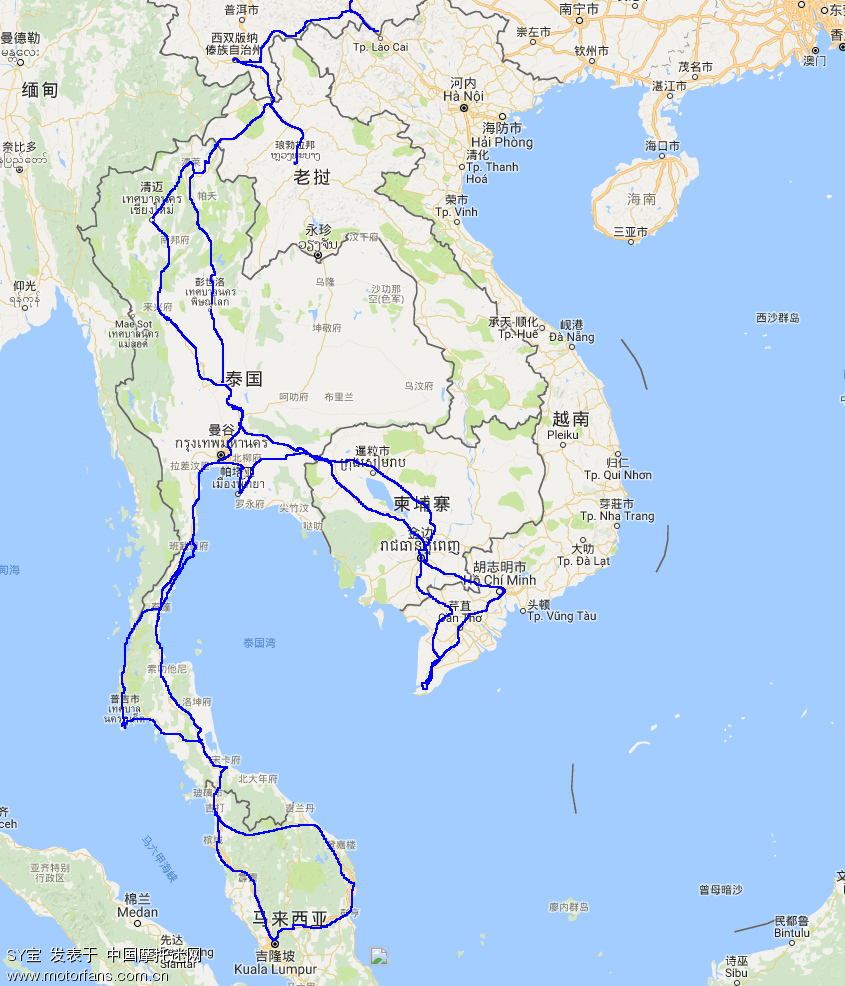 沈阳-吉隆坡21000公里 穿越中国 行走老挝 泰国