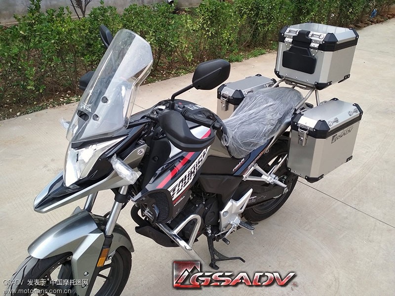 猛鸷改装,加装铝合金三箱 - 五羊本田-骑式车讨