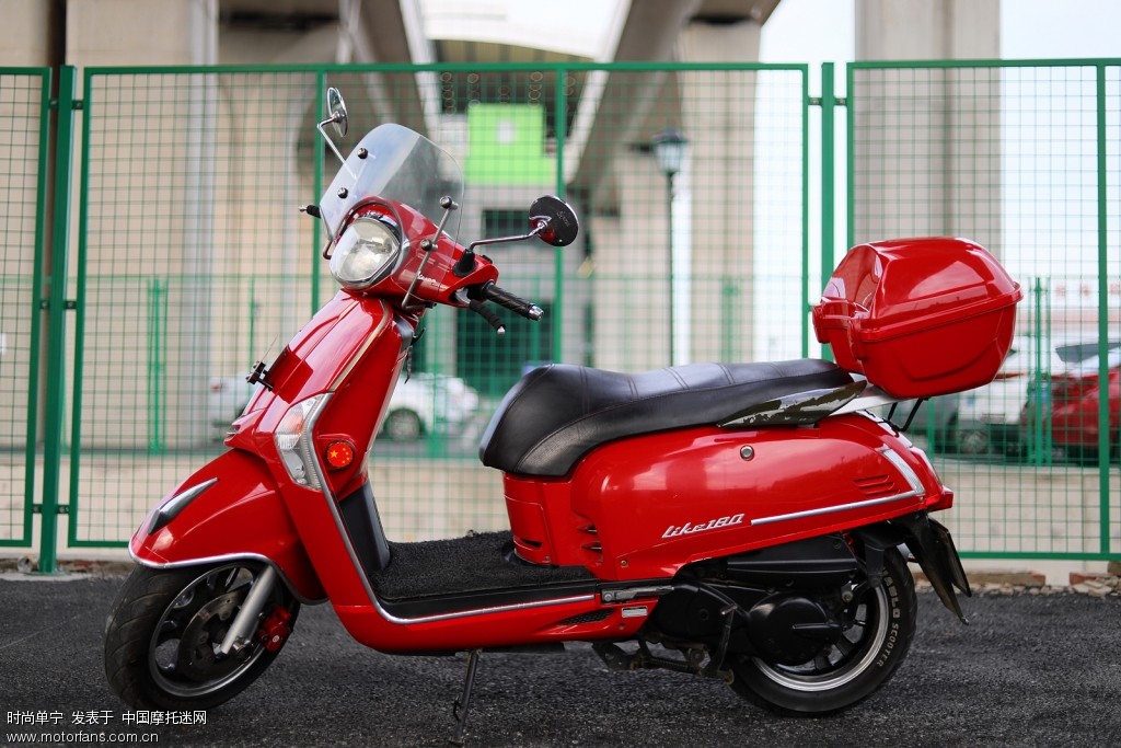 【特价】光阳 LIKE180 限量红色 复古踏板 摩托车 多处改装 成色极新 换车出售 - 商品自由交易区