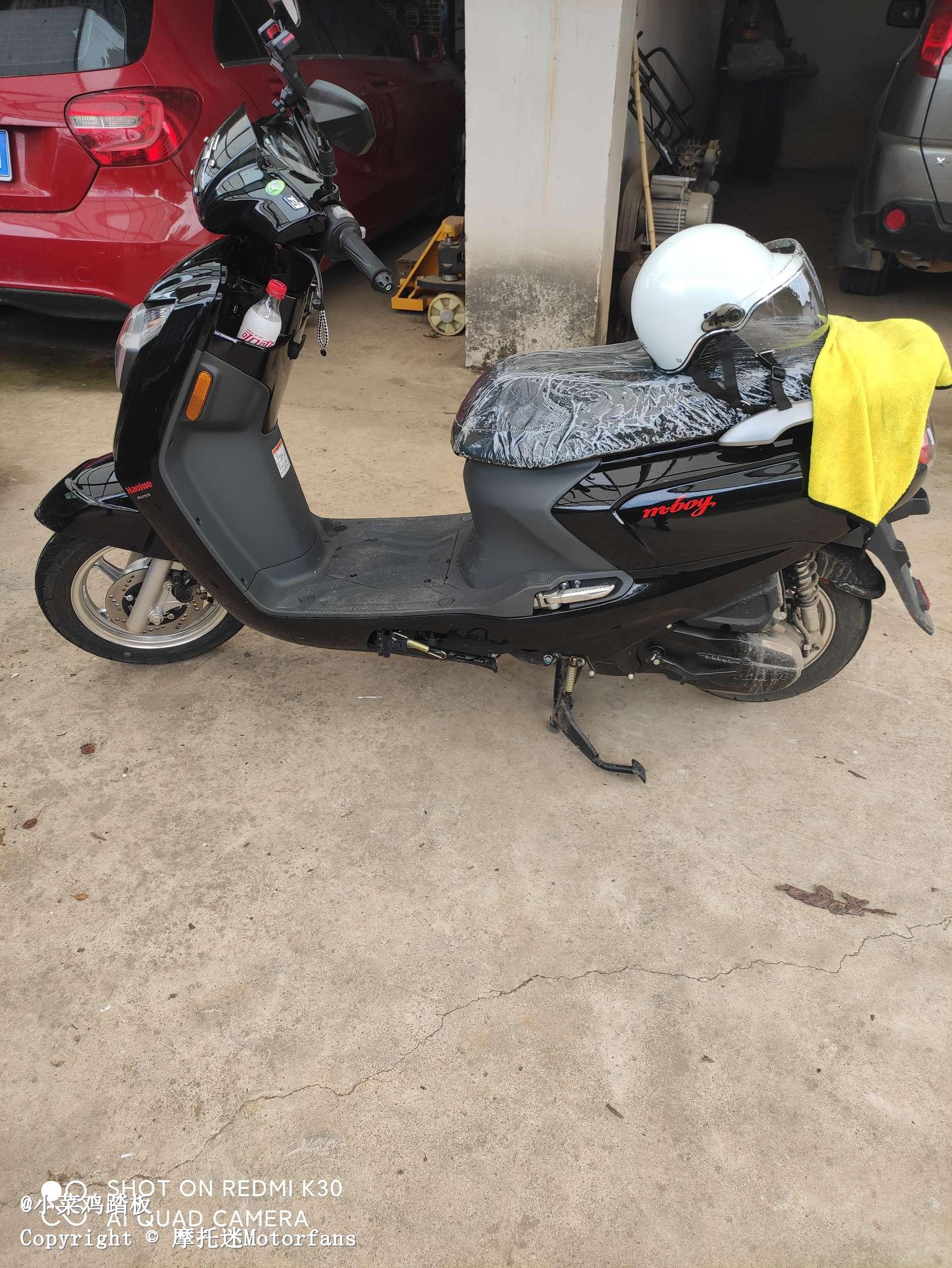 新入手的豪爵m-boy,跑4天美团外卖测试 - 豪爵铃木-车