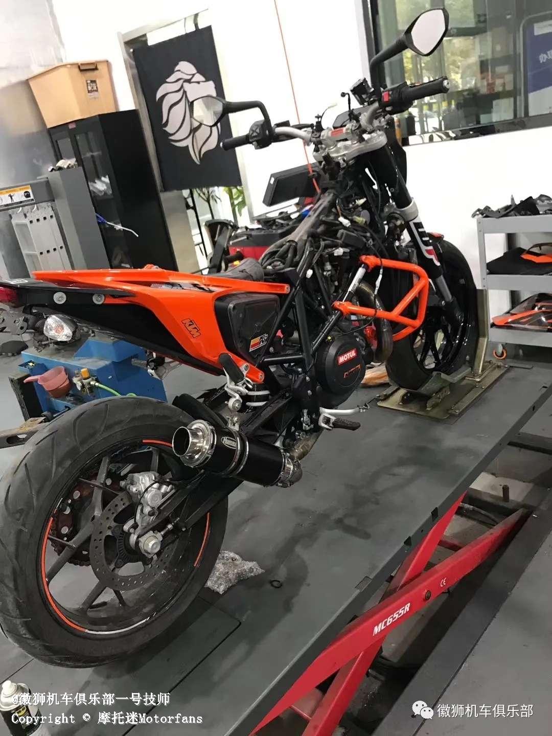 ktm690整车检查,更换刹车