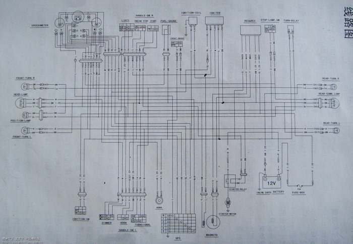 gt125电路图请教~~~ - 济南铃木-骑式车 - 摩托车论坛