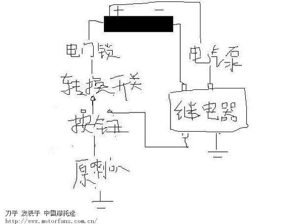 本来计划昨天晚上在单位安装气喇叭的,一直没有找到比较粗的连接