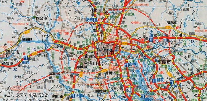 广州全面禁摩了,从广东增城——肇庆,如何穿越?来个线路好吗?