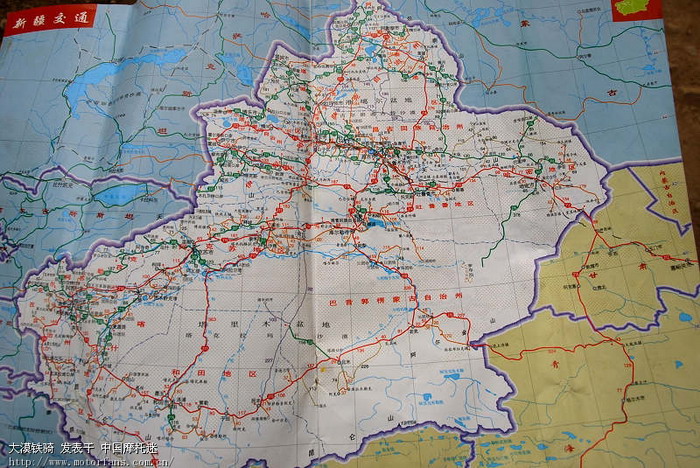 驴行新疆出行必备------新疆公路网详解,新疆地图大全