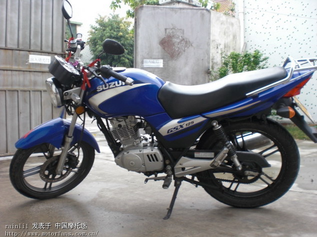 我的轻骑铃木gsx150-3