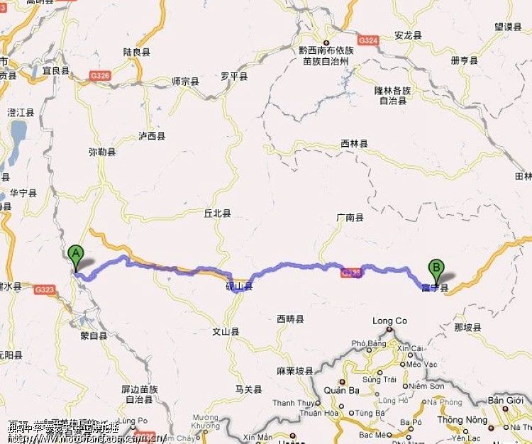 继续,,,,,, 8月12日   开远市-砚山县-富宁县       393公里图片