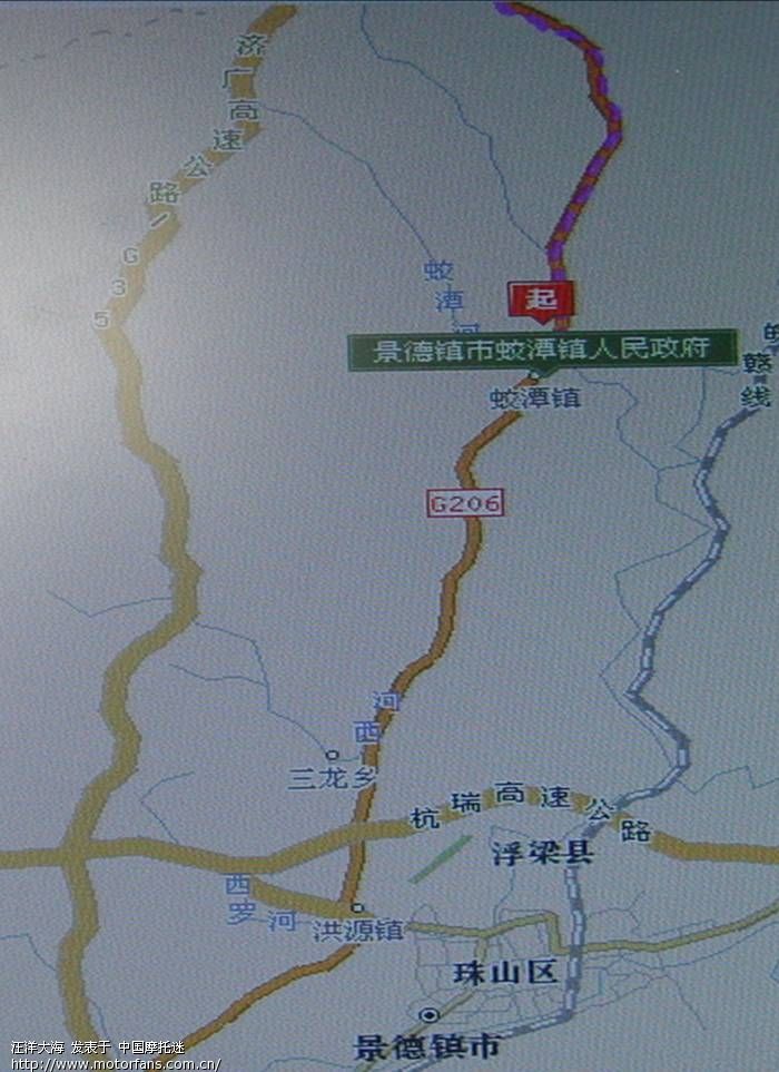 景德镇到上海的骑摩托路线图图片