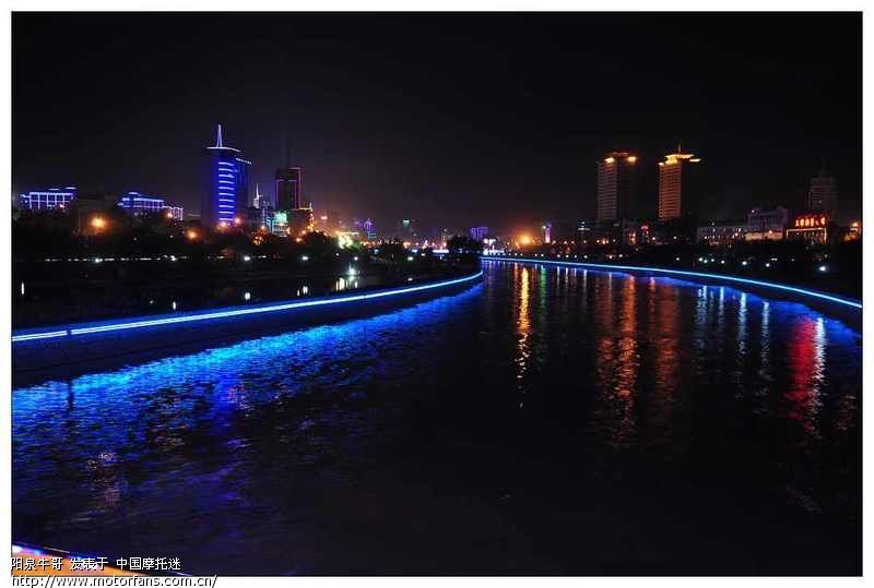 阳泉桃河夜景