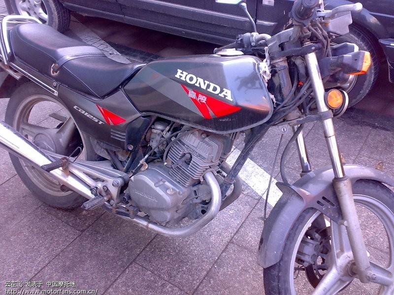 10年的老车honda Cb125t 进口本田honda 摩托车论坛 中国摩托迷网将摩旅进行到底