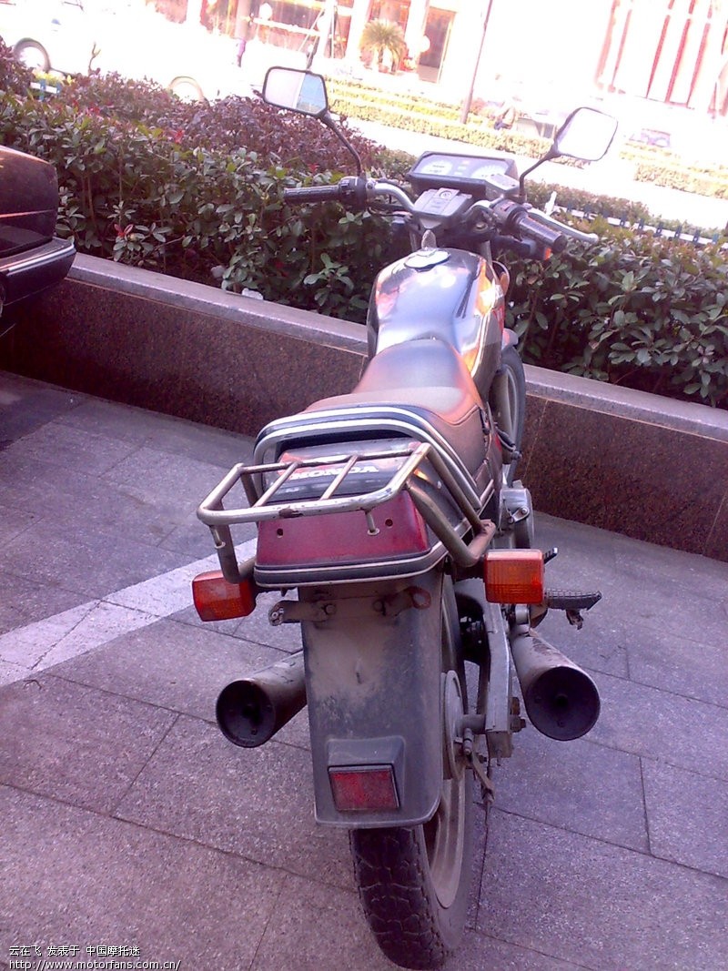 10年的老车honda Cb125t 进口本田honda 摩托车论坛 中国摩托迷网将摩旅进行到底